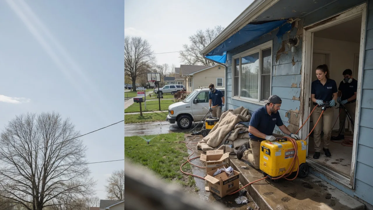 Basement Flood Cleanup in Waterloo, OH near me